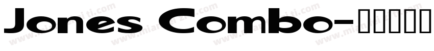 Jones Combo字体转换